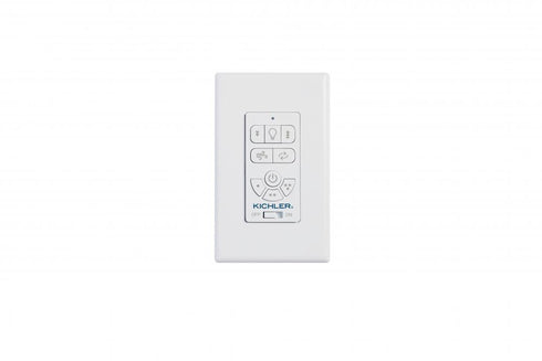 Kichler Controls AC Standard Full Function Wall Remote Control in White Finish Model: 370155