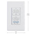 Kichler Controls AC Standard Limited Function Wall Remote Control in White Finish Model: 370145