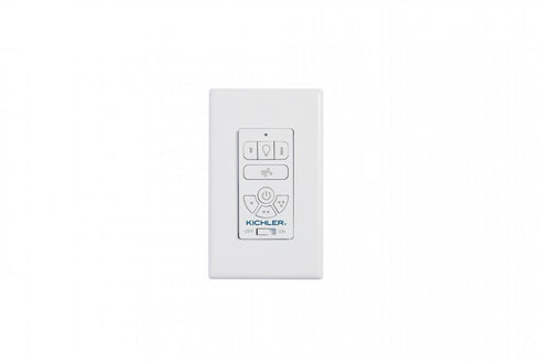 Kichler Controls AC Standard Limited Function Wall Remote Control in White Finish Model: 370145