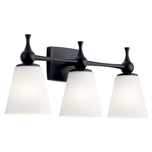 Kichler Cosabella™ 24 Inch 3 Light Vanity Light Model: 55092BK