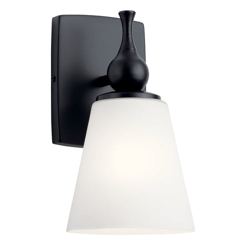 Kichler Cosabella™ 6 Inch 1 Light Wall Sconce Model: 55090BK