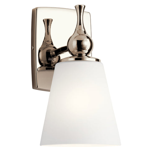 Kichler Cosabella™ 6 Inch 1 Light Wall Sconce Model: 55090PN
