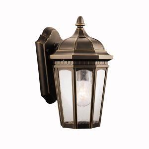 Kichler Courtyard 1 Light Outdoor Wall Model: 9032BKT
