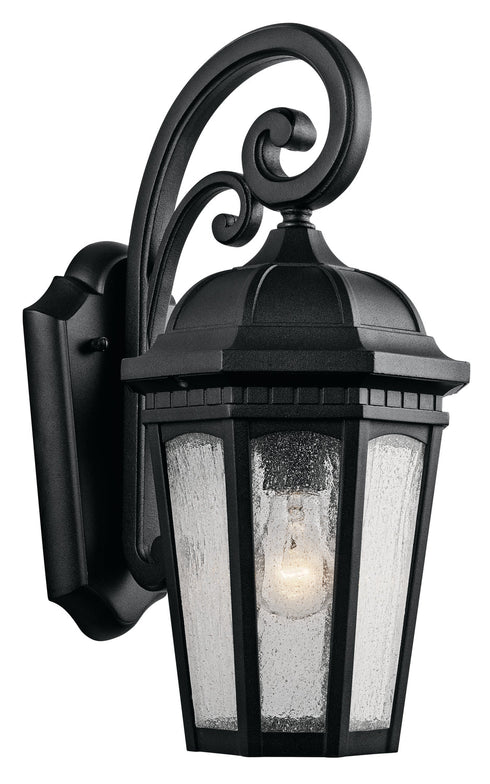 Kichler Courtyard 1 Light Outdoor Wall Model: 9033BKT