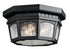 Kichler Courtyard 3 Light Outdoor Ceiling Model: 9538RZ