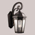 Kichler Courtyard 3 Light Outdoor Wall Model: 9035BKT