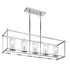 Kichler Crosby 5 Light Linear Chandelier Model: 43995NI