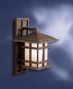Kichler Cross Creek 1 Light Outdoor Wall Model: 9130AGZ
