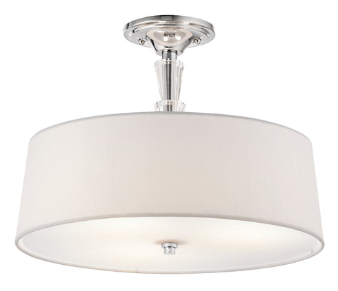Kichler Crystal Persuasion 3 Light Semi Flush Model: 42035CH