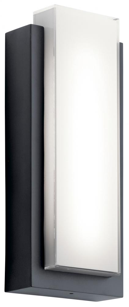 Kichler Dahlia 2 Light LED Outdoor Wall Model: 49557BKLED