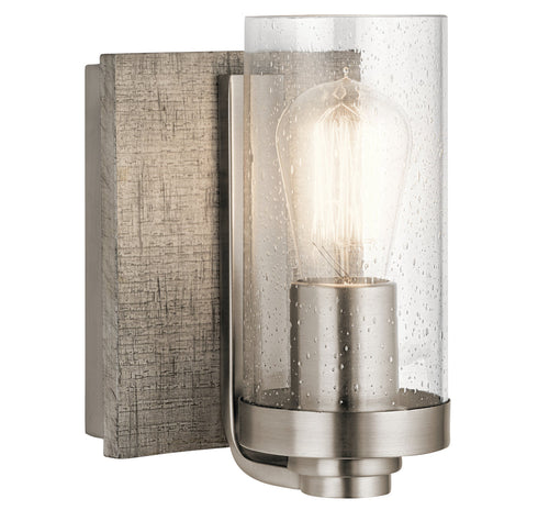 Kichler Dalwood 1 Light Wall Sconce Model: 45926CLP