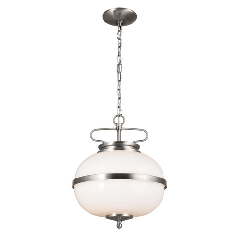 Kichler Opal Pendant 2 Light in Classic Pewter Finish Model: 52478CLP
