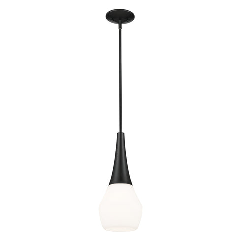 Kichler Deela Pendant 1 Light in Black Finish Model: 52529BK