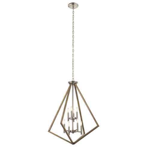 Kichler Deryn 8 Light Chandelier Model: 43036DAG