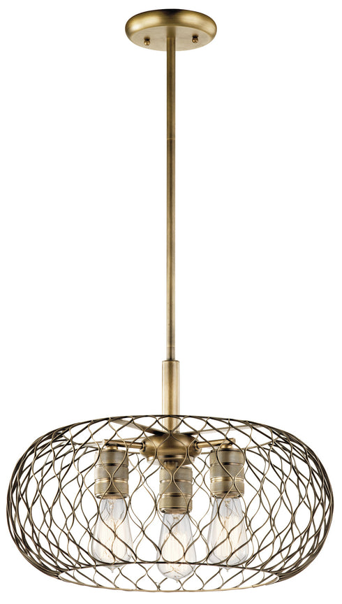 Kichler Devin 3 Light Pendant Model: 43958NBR