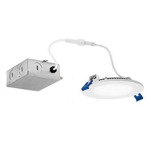 Kichler Direct To Ceiling Slim 4in Slim Downlight 3000k Model: DLSL04R3090WHT