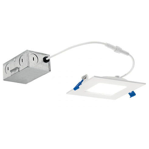 Kichler Direct To Ceiling Slim 4in Slim Downlight 3000k Model: DLSL04S3090WHT