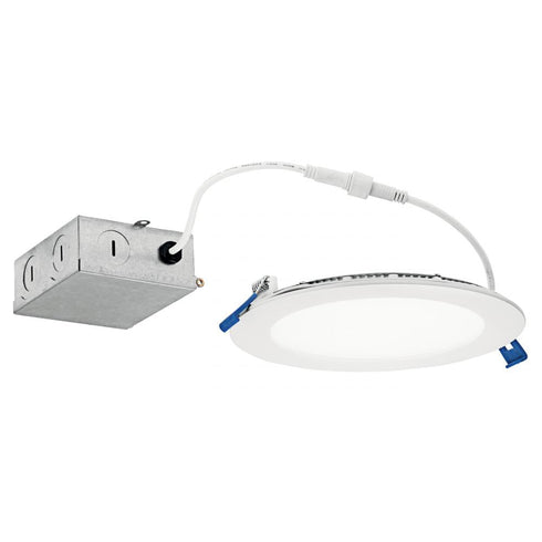 Kichler Direct To Ceiling Slim 6 Inch Slim Downlight 3000k Model: DLSL06R3090WHT