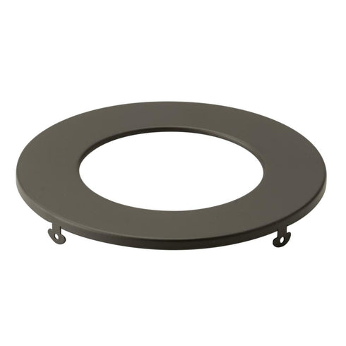 Kichler Direct To Ceiling Unv Accessor 4in Round Slim Downlight Trim Model: DLTSL04RBKT