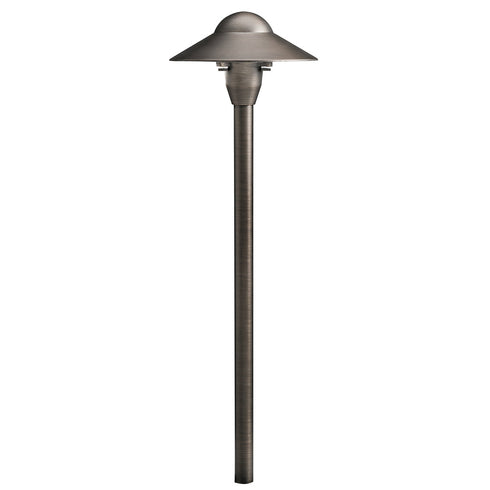 Kichler Dome Path Light 6in Model: 15470BKT