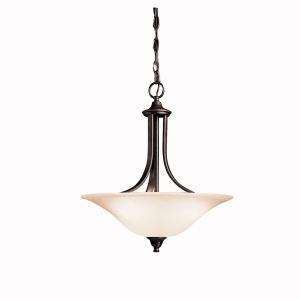 Kichler Dover 3 Light Pendant Semi Flush Model: 3502NI