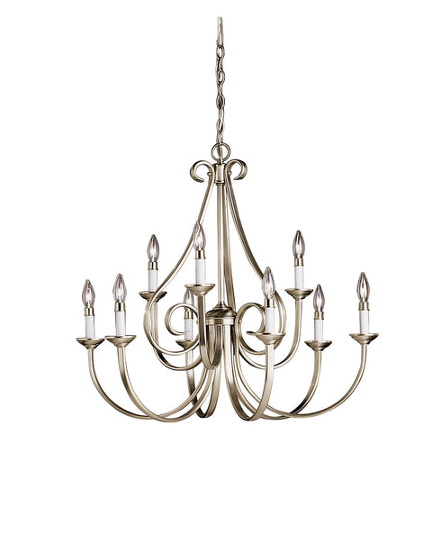 Kichler Dover 9 Light Chandelier Model: 2031NI