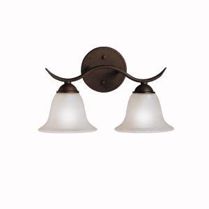Kichler Dover Bath 2 Light in Tannery Bronze Finish Model: 6322TZ
