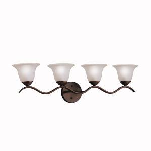Kichler Dover Bath 4 Light in Tannery Bronze Finish Model: 6324TZ