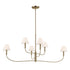 Kichler Eadie Chandelier Extra Large Multi Tier 6 Light in Black Finish Model: 52768BK