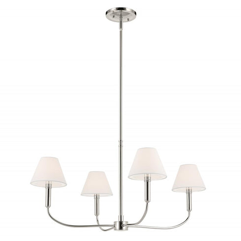 Kichler Eadie Chandelier Medium 4 Light in Black Finish Model: 52766BK