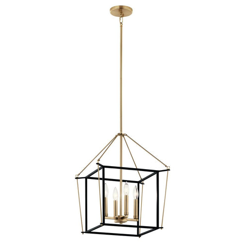 Kichler Eisley Foyer Pendant 4 Light in Champagne Bronze Finish Model: 52626CPZ