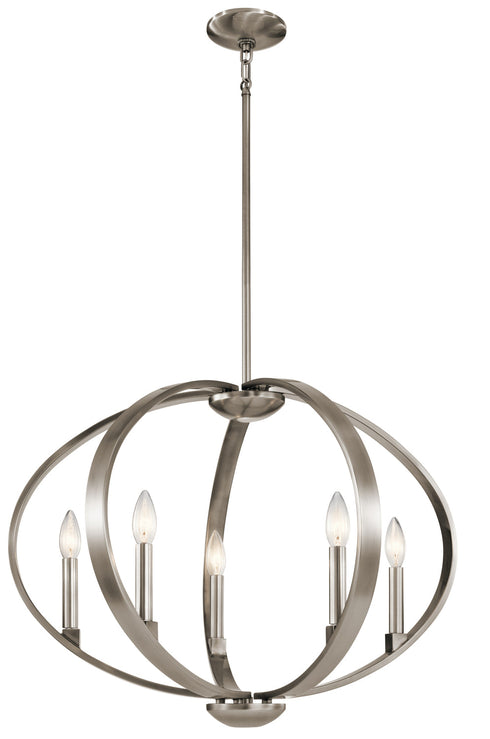 Kichler Elata 5 Light Chandelier Pendant Model: 43871CLP
