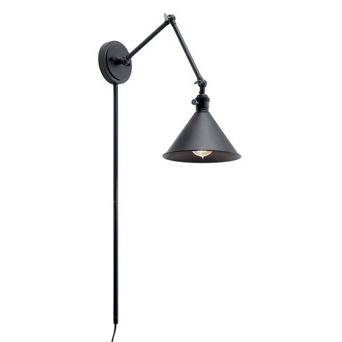 Kichler Ellerbeck 1 Light Wall Sconce Model: 43115BK
