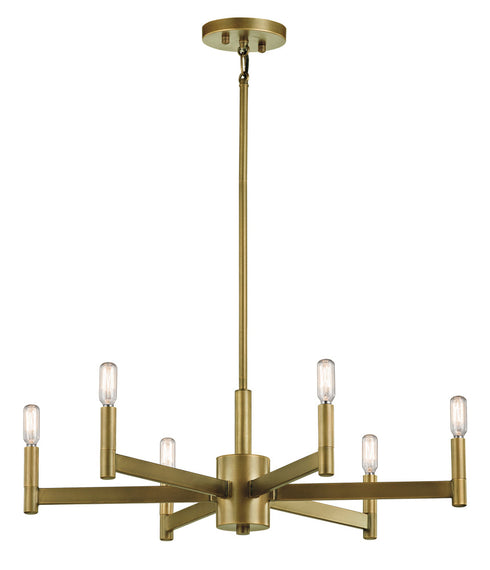 Kichler Erzo 6 Light Chandelier Model: 43859NBR