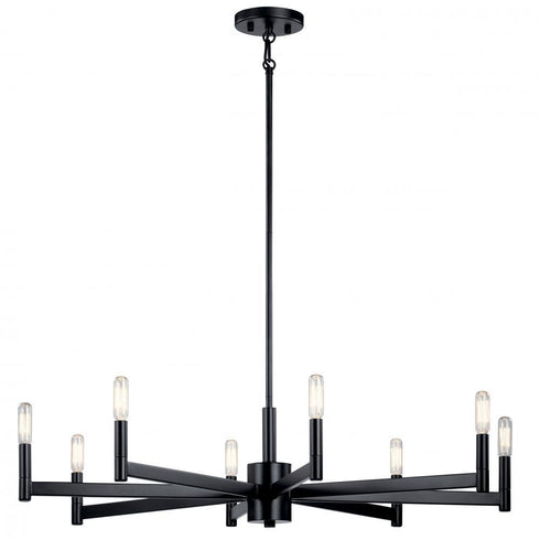 Kichler Erzo 8 Light Chandelier Model: 43857BK