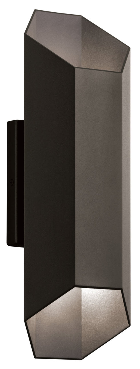 Kichler Estella 1 Light LED Outdoor Wall Model: 49607AZTLED