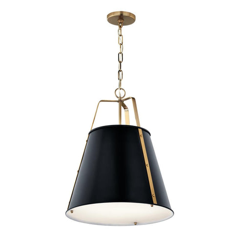 Kichler Etcher Pendant 2 Light in Black Finish Model: 52711BK