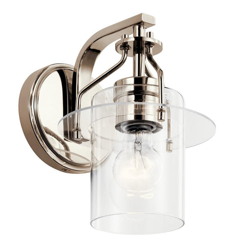 Kichler Everett 1 Light Wall Sconce Model: 55077PN