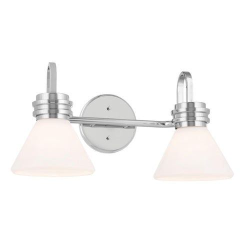 Kichler Farum Bath 2 Light in Black Finish Model: 55154BK