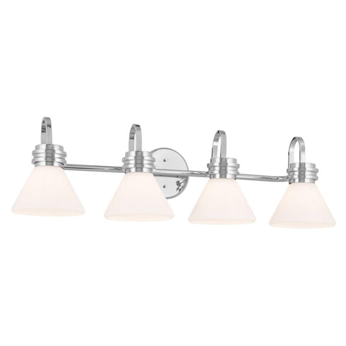 Kichler Farum Bath 4 Light in Black Finish Model: 55156BK