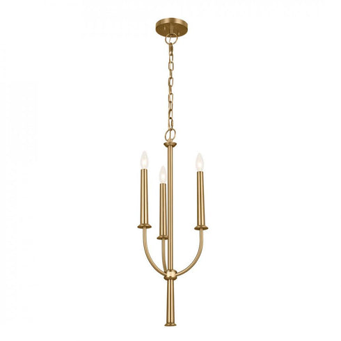 Kichler Florence 3 Light Mini Chandelier Model: 52496BNB