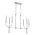 Kichler Florence 6 Light Linear Chandelier Model: 52495BNB