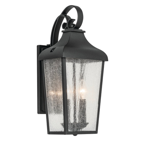 Kichler Forestdale Outdoor Wall 2 Light in Textured Black Finish Model: 49736BKT