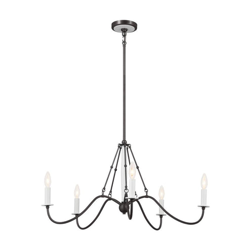 Kichler Freesia 31.25 Inch 5 Light Chandelier Anvil Model: 52455AVI