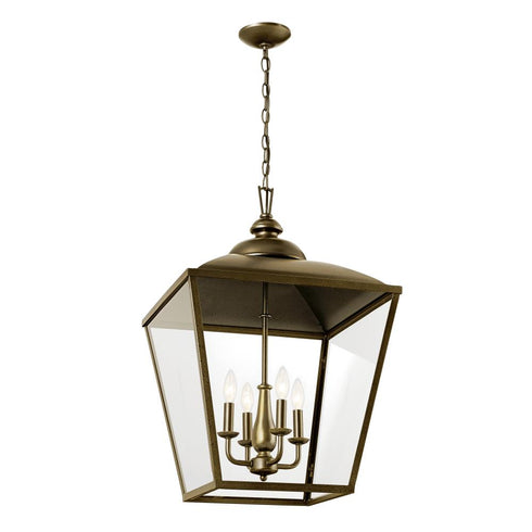 Kichler Gentle Hill 27.5 Inch 4 Light Foyer Pendant Model: 52475CHZ