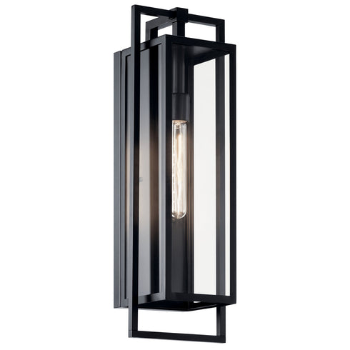 Kichler Goson 24 Inch 1 Light Wall Light With Clear Model: 59089BK