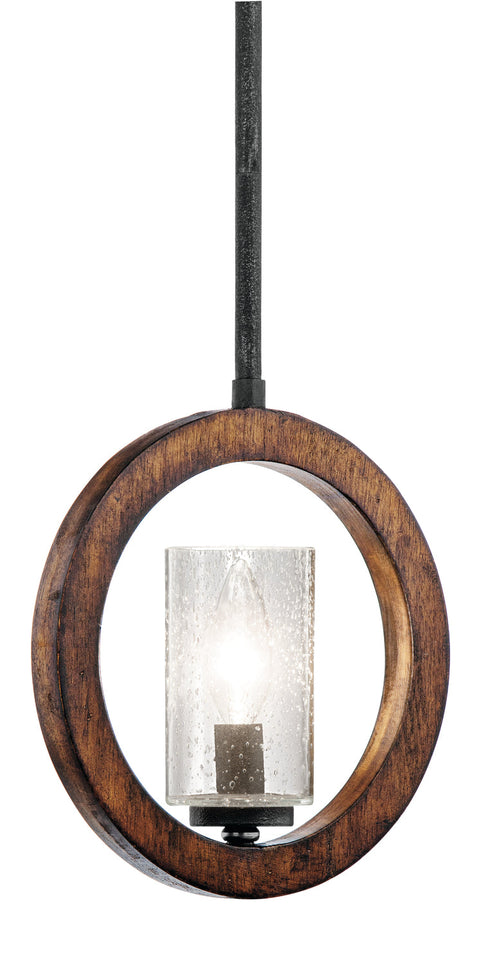 Kichler Grand Bank 1 Light Mini Pendant Wall Model: 43189DAG