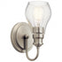 Kichler Greenbrier Wall Sconce 1 Light in Black Finish Model: 45390BK
