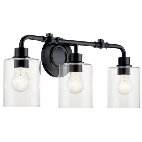 Kichler Gunnison™ 24 Inch 3 Light Vanity Light Model: 45666BK
