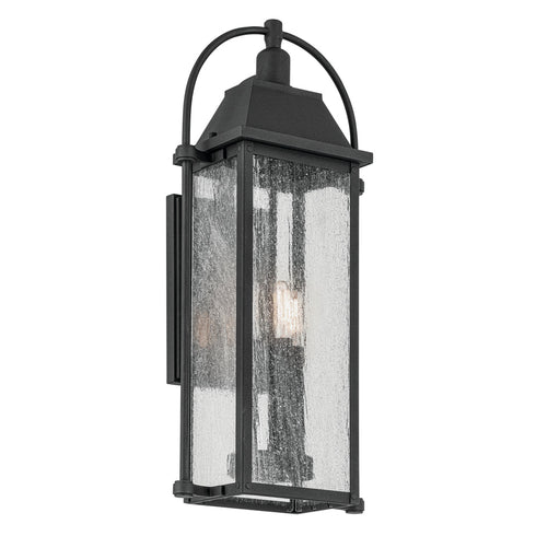 Kichler Harbor Row Outdoor Wall 3 Light in Textured Black Finish Model: 49715BKT
